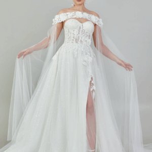 Strapless Maxi Tulle Wedding Dress