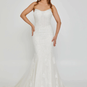 Strapless Maxi Tulle Wedding Dress