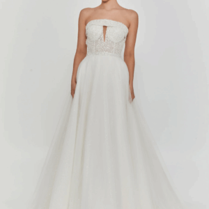 Strapless Maxi Tulle Wedding Dress