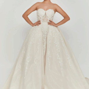 Strapless Maxi Tulle Wedding Dress