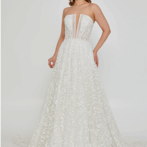 Strapless Maxi Tulle Wedding Dress